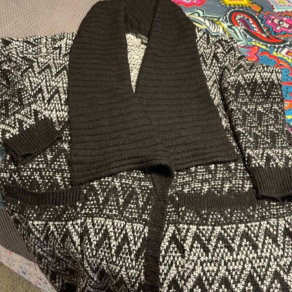 Tahari Alpaca/Wool blend cardigan with Shawl neck- 3X